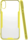 Newface iPhone X Kılıf Platin Silikon - Sarı