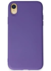 Newface iPhone XR Kılıf First Silikon - Mor