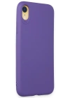 Newface iPhone XR Kılıf First Silikon - Mor
