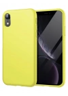 Newface iPhone XR Kılıf First Silikon - Parlak Yeşil