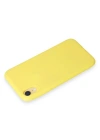 Newface iPhone XR Kılıf First Silikon - Sarı
