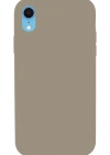 Newface iPhone XR Kılıf Lansman Legant Silikon - Bej