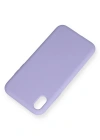 Newface iPhone XR Kılıf Nano içi Kadife Silikon - Lila
