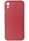 Newface iPhone XR Kılıf PP Ultra İnce Kapak - Kırmızı