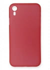 Newface iPhone XR Kılıf PP Ultra İnce Kapak - Kırmızı
