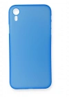 Newface iPhone XR Kılıf PP Ultra İnce Kapak - Mavi