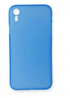 Newface iPhone XR Kılıf PP Ultra İnce Kapak - Mavi