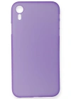 Newface iPhone XR Kılıf PP Ultra İnce Kapak - Mor