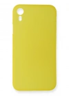 Newface iPhone XR Kılıf PP Ultra İnce Kapak - Sarı