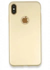 Newface iPhone XS Max Kılıf First Silikon - Gold
