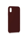 Newface iPhone XS Max Kılıf Lansman Legant Silikon - Bordo