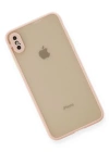 Newface iPhone XS Max Kılıf Montreal Silikon Kapak - Pembe