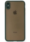 Newface iPhone XS Max Kılıf Montreal Silikon Kapak - Yeşil