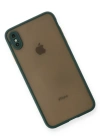 Newface iPhone XS Max Kılıf Montreal Silikon Kapak - Yeşil