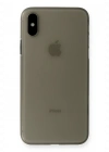 Newface iPhone XS Max Kılıf PP Ultra İnce Kapak - Gri
