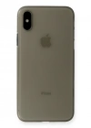 Newface iPhone XS Max Kılıf PP Ultra İnce Kapak - Gri