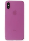Newface iPhone XS Max Kılıf PP Ultra İnce Kapak - Pembe