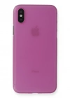 Newface iPhone XS Max Kılıf PP Ultra İnce Kapak - Pembe