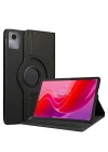 Newface Lenovo Tab M11 TB330FU 360 Tablet Deri Kılıf - Siyah