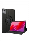 Newface Lenovo Tab M11 TB330FU 360 Tablet Deri Kılıf - Siyah