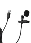 Newface Lightning 2 Metre Double Mikrofon - Siyah