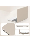 Newface Macbook Air 15 2024 Macbook Deri Kapak - Gold