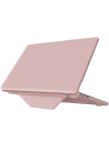 Newface Macbook Air 15 2024 Macbook Deri Kapak - Pembe