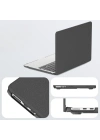 Newface Macbook Air 15 2024 Macbook Deri Kapak - Siyah