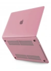 Newface Macbook Pro 13 2020 Macbook Buzlu Kapak - Pembe