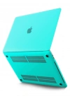 Newface Macbook Pro 13 2021 Macbook Buzlu Kapak - Yeşil