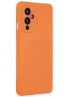 Newface One Plus 9 Kılıf Nano içi Kadife Silikon - Turuncu