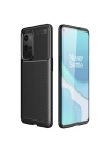Newface One Plus 9 Pro Kılıf Auto Focus Karbon Kapak - Siyah