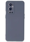 Newface One Plus 9 Pro Kılıf Nano içi Kadife Silikon - Gri