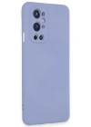 Newface One Plus 9 Pro Kılıf Nano içi Kadife Silikon - Lila