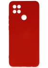 Newface Oppo A15 Kılıf Nano içi Kadife Silikon - Kırmızı