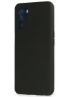 Newface Oppo A16 Kılıf Nano içi Kadife Silikon - Siyah