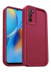 Newface Oppo A16 Kılıf Viera Silikon - Bordo