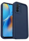 Newface Oppo A16 Kılıf Viera Silikon - Lacivert