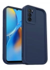 Newface Oppo A16 Kılıf Viera Silikon - Lacivert