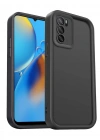 Newface Oppo A16 Kılıf Viera Silikon - Siyah