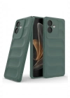 Newface Oppo A3 Kılıf Optimum Silikon - Koyu Yeşil