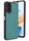 Newface Oppo A38 Kılıf Aras Deri Kapak - Açık Yeşil