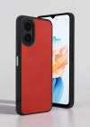 Newface Oppo A38 Kılıf Aras Deri Kapak - Pudra