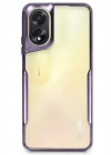 Newface Oppo A38 Kılıf Boyi Silikon Kapak - Derin Mor