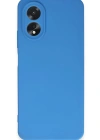 Newface Oppo A38 Kılıf First Silikon - Mavi