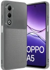 Newface Oppo A5 4G Auto Focus Karbon Kapak - Gri