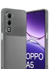 Newface Oppo A5 4G Auto Focus Karbon Kapak - Gri