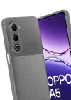 Newface Oppo A5 4G Auto Focus Karbon Kapak - Gri