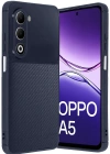 Newface Oppo A5 4G Auto Focus Karbon Kapak - Lacivert
