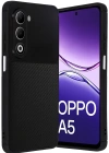 Newface Oppo A5 4G Auto Focus Karbon Kapak - Siyah